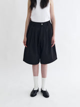 26SS PT5 Cropped Pleated Trousers