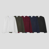 デリヘンリーネックロングスリーブTシャツ