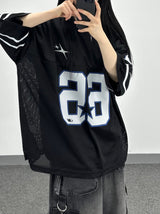 66スターメッシュTシャツ