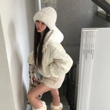 【BELLIDE MADE】ボアフリース＋コーデュロイリバーシブルジップアップパーカー