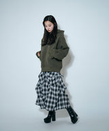 UNISEX 裏起毛パッチロゴパーカー