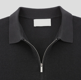 Jake Silket Hachi Half Zip-up Short Sleeve Knit