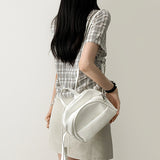 Egg Ivory Leather Backpack
