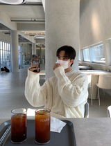 Glife Semi Overfit Round Knit
