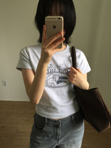 Suede square bag (3color)