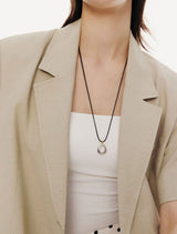 26SS★ [Premium Plating] H-Edition AB(C) Fluid String Necklace