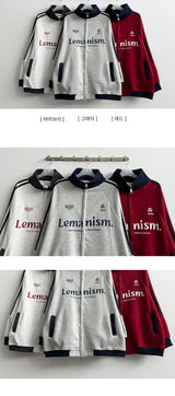 Nice Color Matching トラックラインハイネックジップアップ