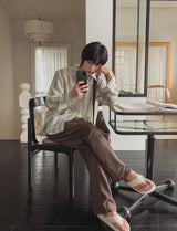 タリヤーピンタックバンディングスラックス