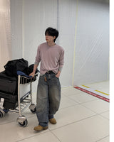 シルキーベーシックレイヤードロングスリーブTシャツ
