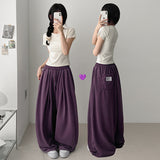Cool*Air Mesh🧊 Back Patch Wide Banding Sweatpants (4 colors)