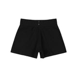 バックレタリングマイクロショートパンツ (BLACK) F25ZD969