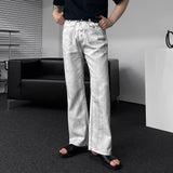 DP43956300 サマーダーティーホワイトデニムパンツ (M–XL)