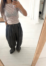 Vintage washing pocket pants(2c)