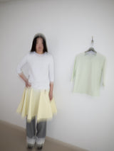 コンフィ 3/4スリーブT (WHITE)