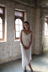 Lisha wrap sleeveless (white)