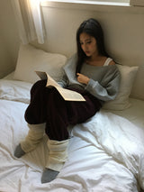 Ready Off-Shoulder Sweatshirt (2 Colors)
