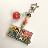 Square Mirror Keychain/四角いミラーキーホルダー