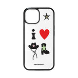 【MADE】 i ♥ cowboyフォンケース (ミルク)