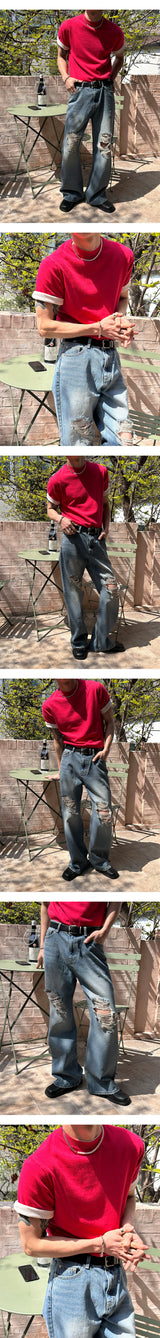 [S/S] Sun shine half knit(5color)