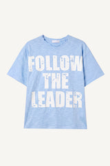 リーダー プリンテッド スラブ Tシャツ