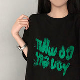 Fine overfit short-sleeved T-shirt