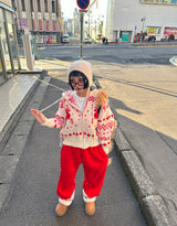 アンゴラニットピアスボネット