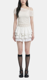 エンナ レース オフショルダー トップセット