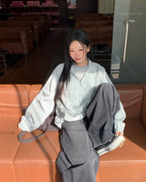 [ORIGINAL] プレスバルーンワイドデニムパンツ