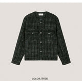 [F/W] Black line tweed jacket(2color)