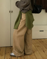 [BELLIDE MADE] All-Day Basic Cotton Wide Pants