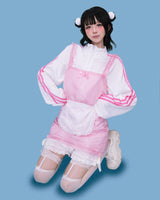 pinkie track jersey zip-up (3color)