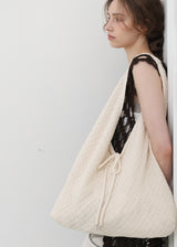 Jeanne Summer Cotton Shoulder Bag_Beige