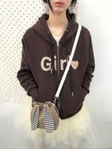 Bunny bag - Beige stripe