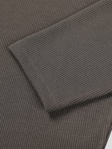 Henley Neck Hood Knit