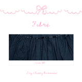 RIBBON SHIRRING SKIRT PANTS