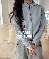 Warm fleece zip up(4color)
