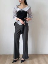 Thames Semi Bootcut Slacks