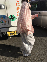 Curved track pants