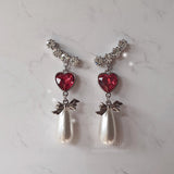 Rosepink Heart Love Wing Piercing