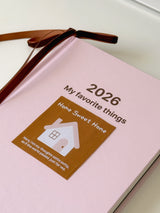 2026 My Favorite Things HOME SWEET HOME hard cover diary