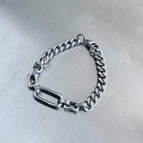 Hardcore Heavy-Duty Rectangular Link Bracelet