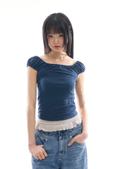 Blooming puff slim tee