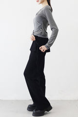 Seine Layered Bootcut Pants