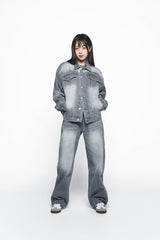 25FW ベロアトラックハイネックジャケット ブラック