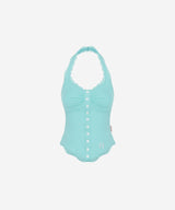 Candy Lace Button Sleeveless Top
