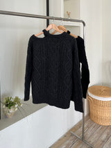 Leel Shoulder Slit Knitwear (3 colors)