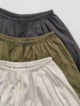 Pleo Strap Banding Wide Pants
