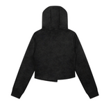 Noir Black Hood Jacket