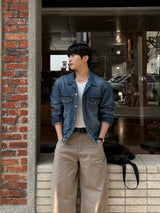 D-ring puttige curved pants