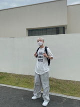 Rebel Silver String Nylon Balloon Pants 2C